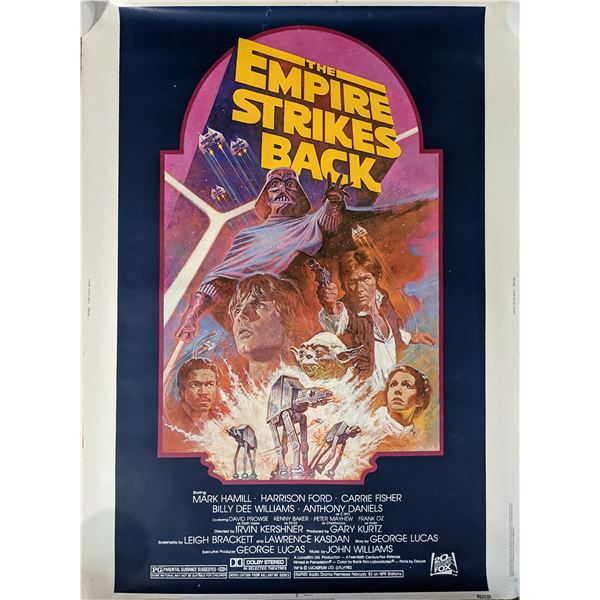 The Empire Strikes Back 1982R Original 30x40 Movie Poster