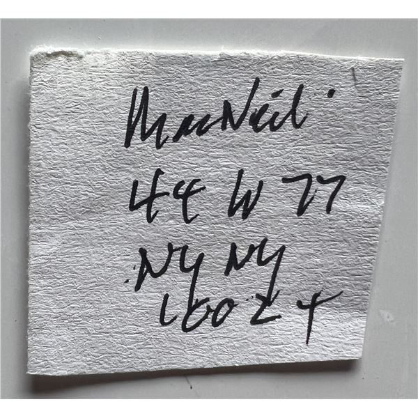 Rupert McNeil original signature