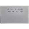 Image 1 : WW2 pilot Alden P. Rigby signature cut