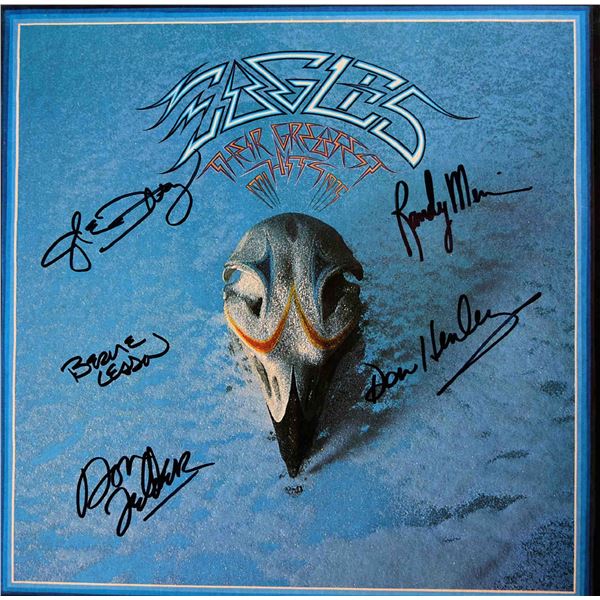 Eagles Their Greatest Hits 1971-1975 signed album