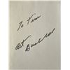 Image 1 : Washington Post Columnist Arth Buchwald autograph note