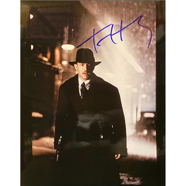 Road to Perdition Tom Hanks Signed Movie Photo. GFA Authenticated