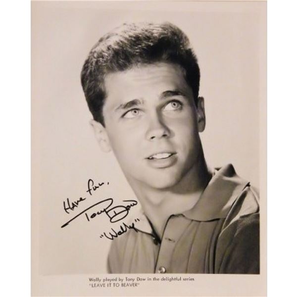 Tony Dow signed promo photo