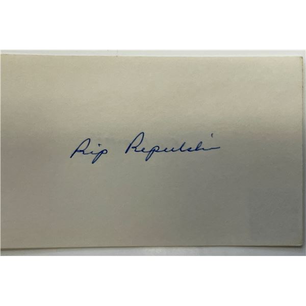 Rip Repulski autograph note