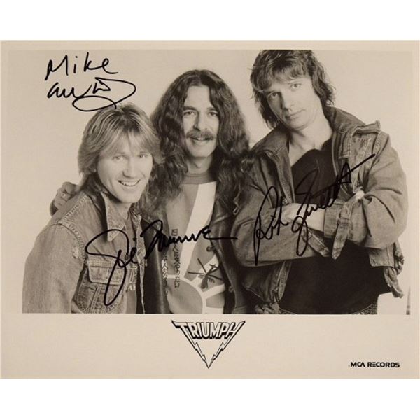 Triumph signed promo photo