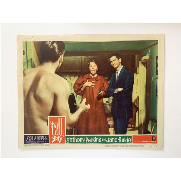 Tall Story original 1960 vintage lobby card