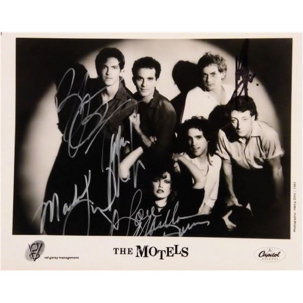The Motels signed promo photo