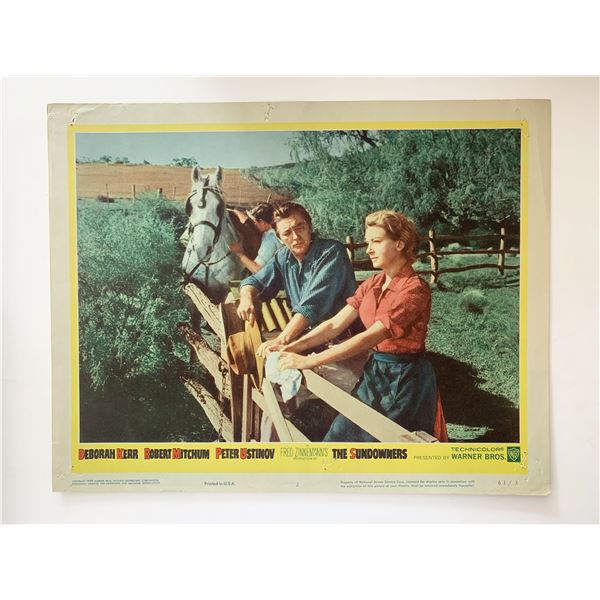 The Sundowners   original 1961 vintage lobby card