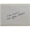 Image 1 : WWII Amercian Mosquito ace Lou Luma original signature
