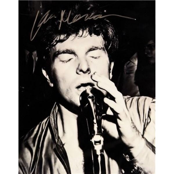 Van Morrison signed promo photo