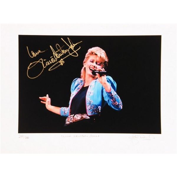 Olivia Newton-John signed limited edition photo