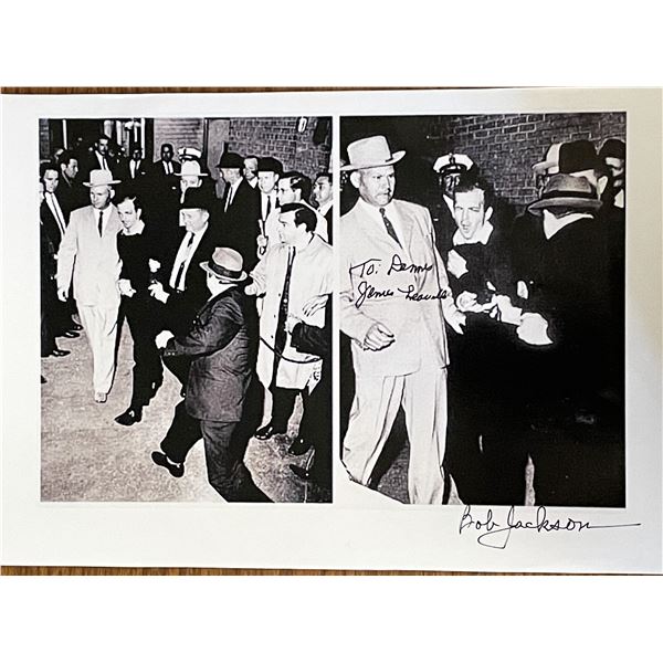 JFK Assassination photographer Bob Jackson signed photo
