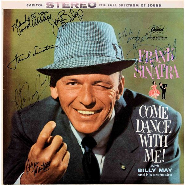 Frank Sinatra signed Come Dance With Me! album
