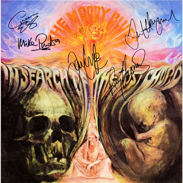 The Moody Blues signed In Search Of The Lost Chord album