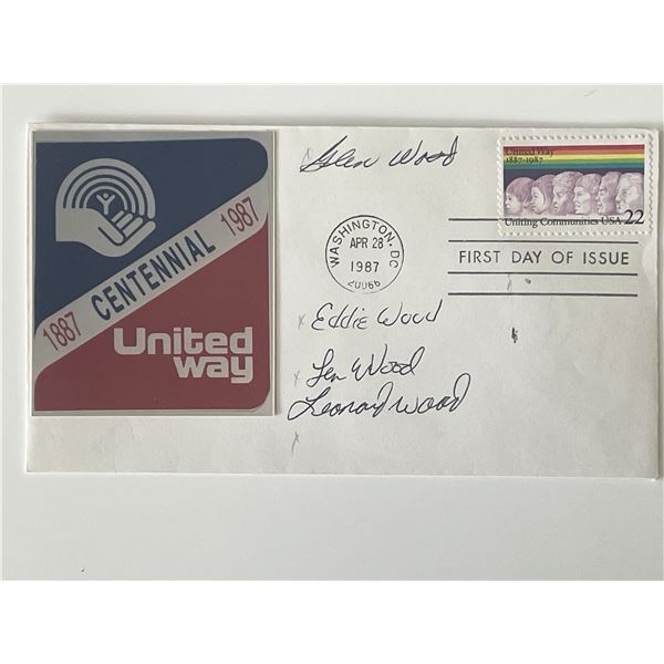 NASCAR Wood Brothers signed cover