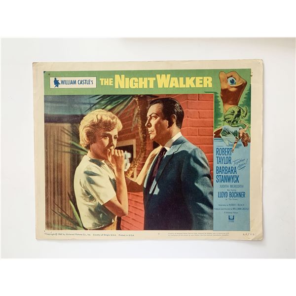 The Night Walker  original 1965 vintage lobby card