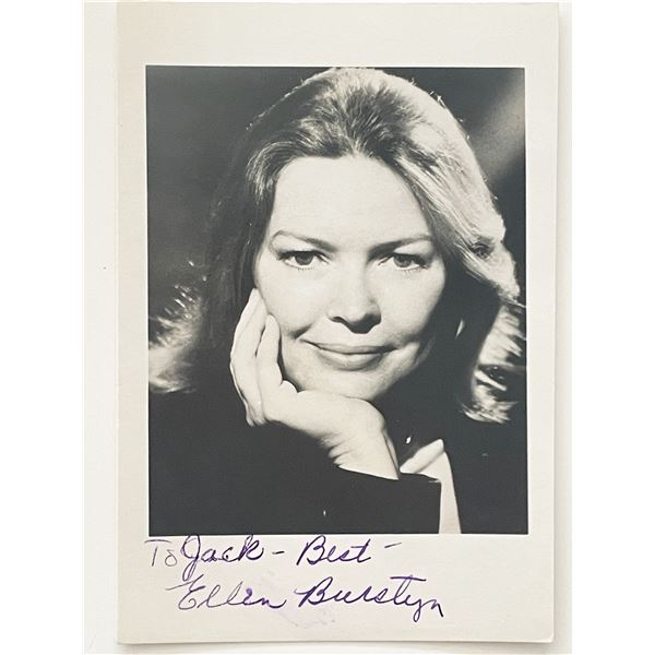 Ellen Burstyn signed photo