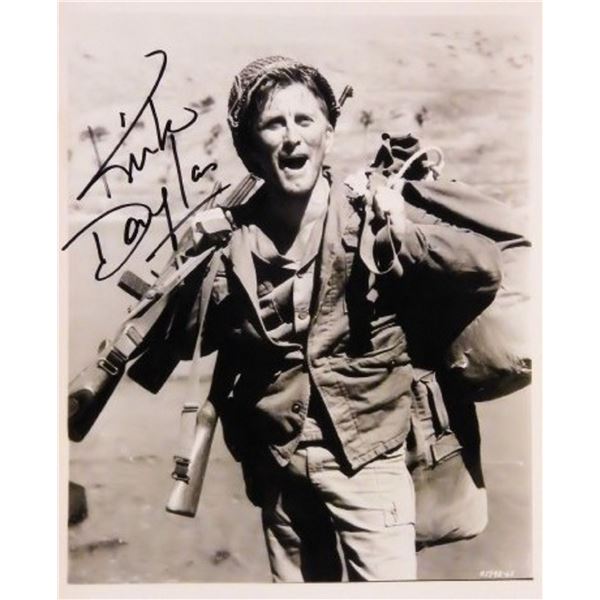 Kirk Douglas signed promo photo