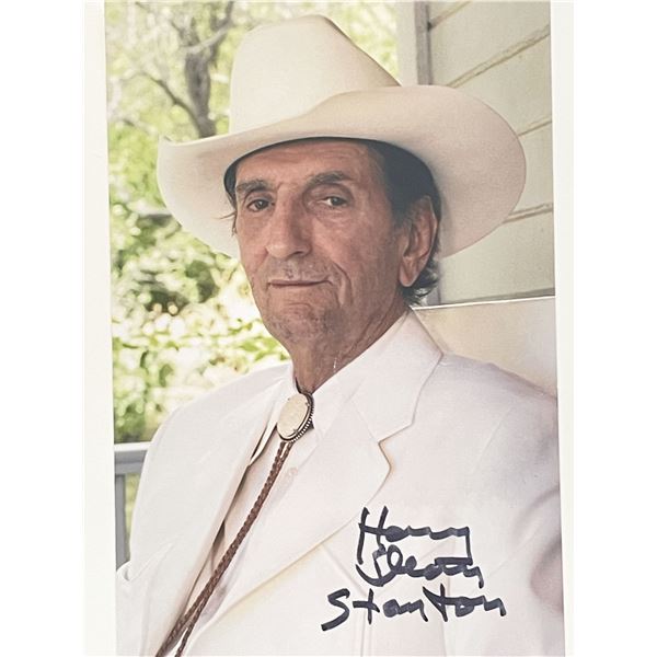 Harry Dean Stanton signed photo