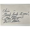 Image 1 : Actor Ray Mayer autograph note