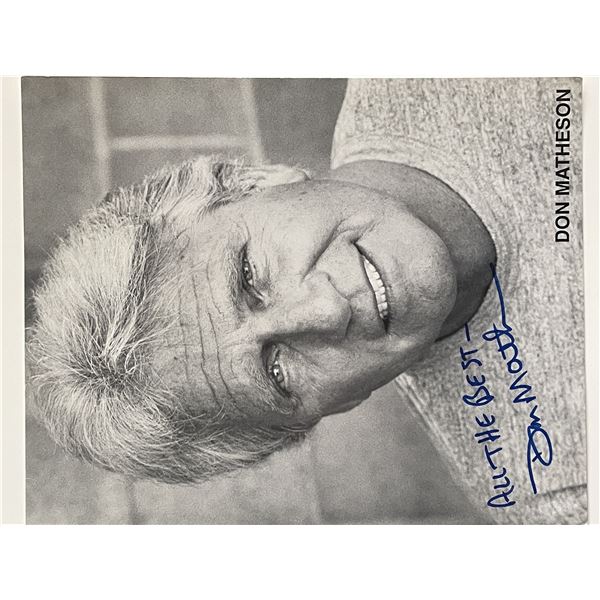 Land of the Giants Don Matheson signed photo