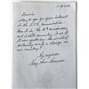 Image 1 : JFK assassination witness Mary Ann Moorman signed note