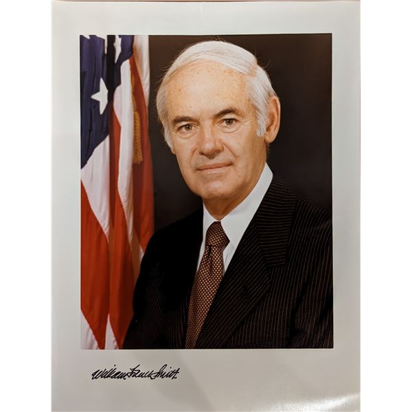 William F. Smith Photo. Printed Signature.