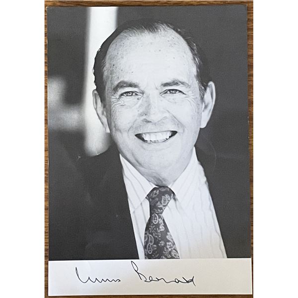 Dr. Christian Bernard signed photo