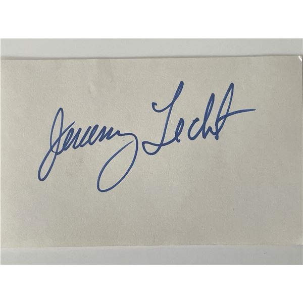 Jeremy Licht original signature