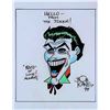 Image 1 : Bob Kane original hand drawn and signed Joker sketch