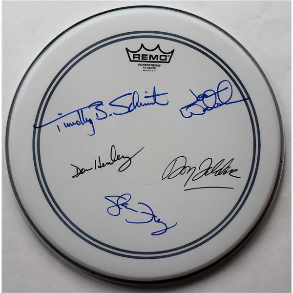 Eagles signed drum head