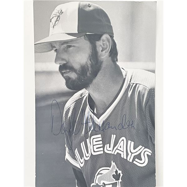 Doyle Alexander signed photo postcard