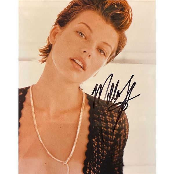 Milla Jovovich Signed Photo