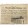 Image 1 : WWII 1944 New York Herald Tribune Original Vintage Newspaper