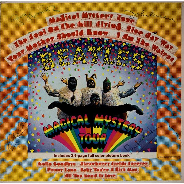 Beatles Magical Mystery Tour signed album.