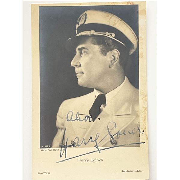 Harry Gondi signed photo
