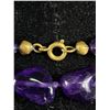 Image 3 : Very Old Genuine Amethyst Beads Necklace Needs Restringing