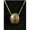 Image 2 : Lovely JB Jenny Bird Chain w/Coffee Bean Design Pendant Necklace