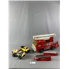 Image 1 : Vintage Metal Toy Vehicles Lot - 16" L Tonka "Snorkel Unit" Fire Truck, 2 - 7" L Tonka P/U Trucks & 