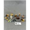 Image 2 : 11 Vintage Wade Red Rose Tea Collectibles
