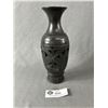 Image 1 : Denzhou Black Clay China Vase. Marked On Bottom. Approx.8.5" H