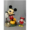 Image 2 : Lot Of Walt Disney & Warner Bros. Collectibles Including 11.25" H Mickey Mouse Statuary
