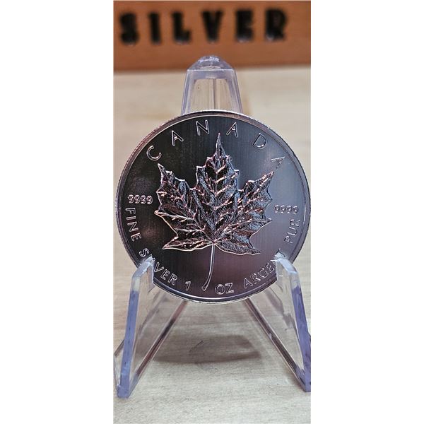 Lot 32-1) 1 oz Canadian Maple Leaf 2013 Silver Round