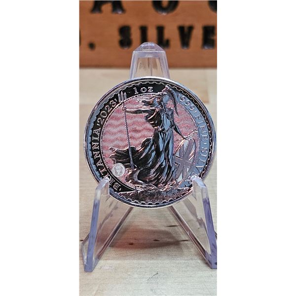 Lot 37-1) 1 oz Britannia 2023 Silver