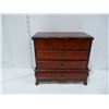 Image 1 : WALNUT JEWELRY BOX WITH VELVET INTERIOR