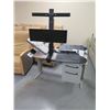 Image 2 : Small Desk w/ 2 Drawers, Metal Monitor Mount, Holders, etc