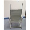 Image 8 : Cura Wide High Back Sled Stationary Transport Armchair w/ Std Glide/Wheel  25" x 19" x 47"H