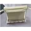 Image 8 : Cura Wide High Back Sled Stationary Transport Armchair w/ Std Glide/Wheel  27" x 20" x 47"H