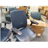 Image 8 : Qty 4 Upholstered Rolling Office Chairs, Misc Sizes