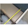 Image 8 : Wide Stationary Chair 37" x 20"& Rolling Round Stool 16" Dia
